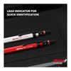Rotring 500N Mechanical Pencil, 0.7mm, Black, Metal Grip, Hardness Indicator Window, Air Vent Knock Cap, Drafting Compatible