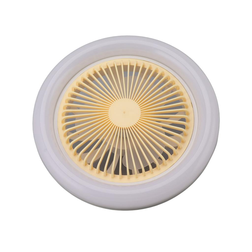 10.2in 30W E27 LED Ceiling Fan with Lights Remote 3 Level Wind Speed 3 Color Quiet Enclosed Ceiling