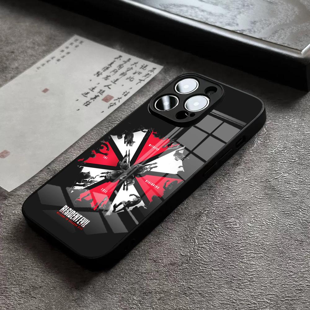 Game U-Umbrella C-Corporation Phone Case For iPhone 18 17 16 Pro Max 15 Plus 14 Pro 12 11 13 Mini X XR XS Max SE Glass Cover