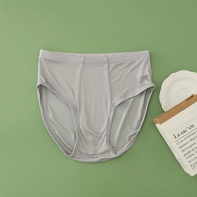 Herren Nahtlose Mid-Rise Unterwäsche Sommer Dünn Schlicht Locker Übergröße Premium Dreiecksshorts für Mittelalte