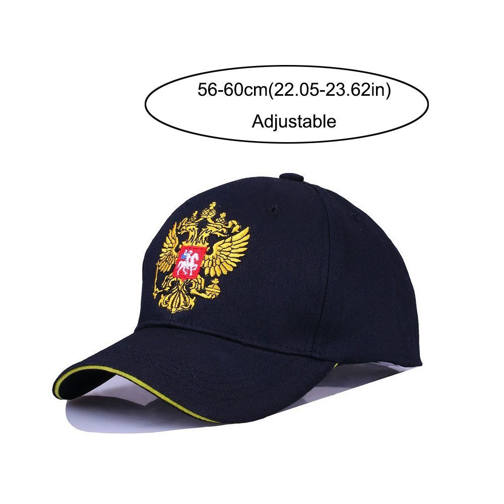 Fashion Russian Emblem Embroidered Baseball Cap Cotton Hip Hop Snapback Cap Adjustable Baseball Hats For Man Women Unisex