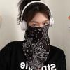 Fashion Punk Sunscreen Mask For Men Women Summer Face Neck UV Protection Ear Scarf Hip Hop Outdoor Sports Cycling Bandana Scarfs