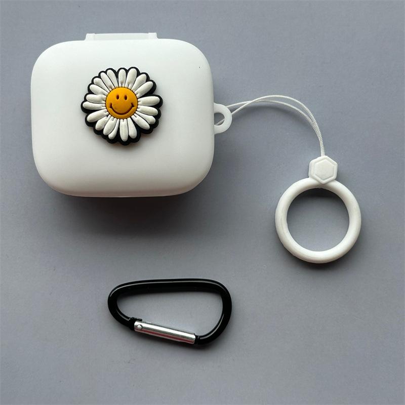 For Soundcore C10i Wireless Bluetooth Headset Case Butterfly Silicone Fashion Soft Case