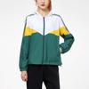 Adidas Neo Windbreaker Color Block Sports Hoodie Women Jacket Green GP5433