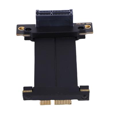 PCIE 4.0 X1 Riser Kabel 90 Stupňů Samec na Samici Plná Rychlost Bezztrátový Flexibilní Gen 4 GPU Grafická Karta Prodlužovací Kabel