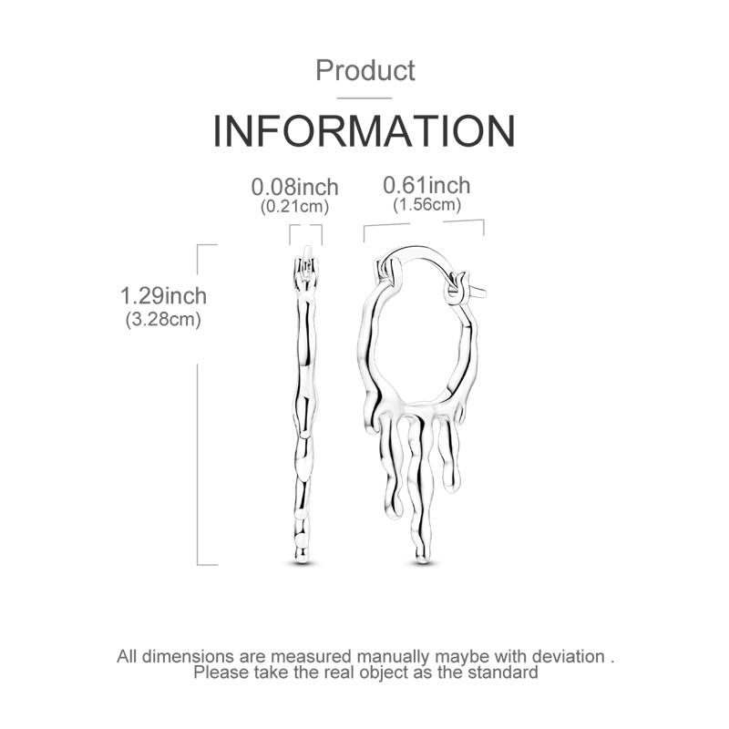 Original 925 Sterling copper Tassel Earrings Women 2025 Zircon Ear Studs Sparkling Pave Hoop Earring Anniversary Zircon Gift