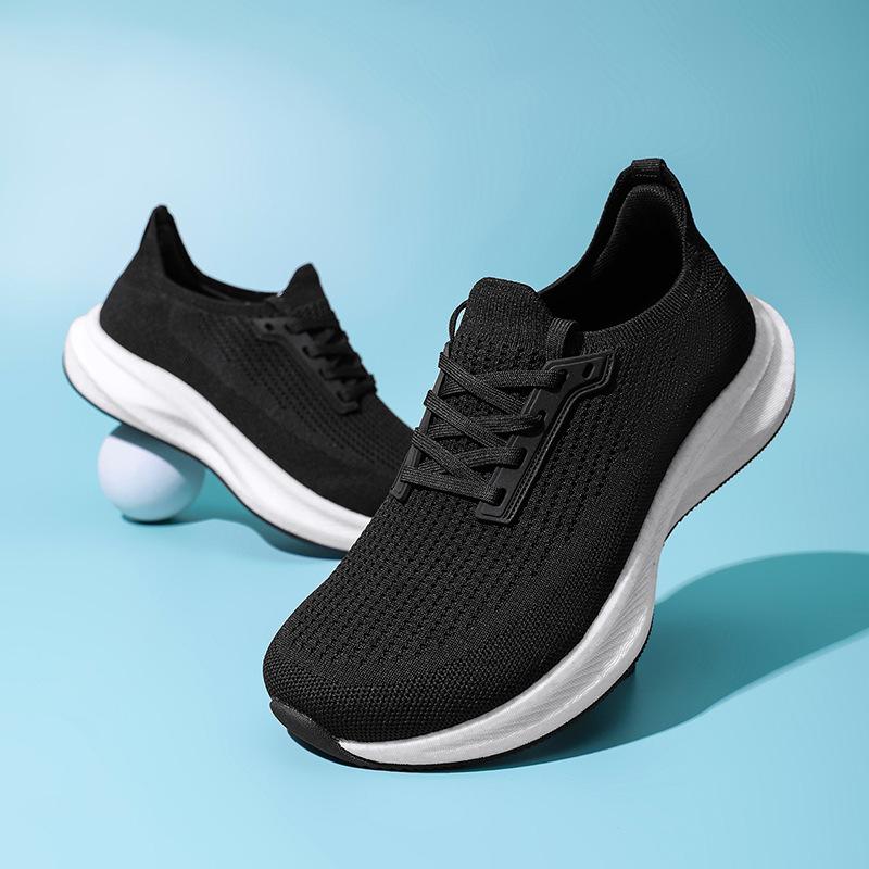 Men's shoes new summer breathable mesh shoes soft sole wear-resistant cushioning casual sports versatile carbon board running shoes