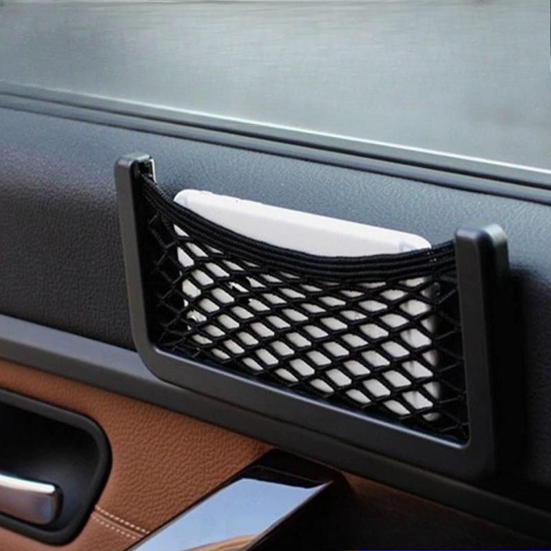 Large Storage Net Bag 20*8cm, Car, Car Supplies Storage, Car Mesh Miscellaneous Storage Net Bag