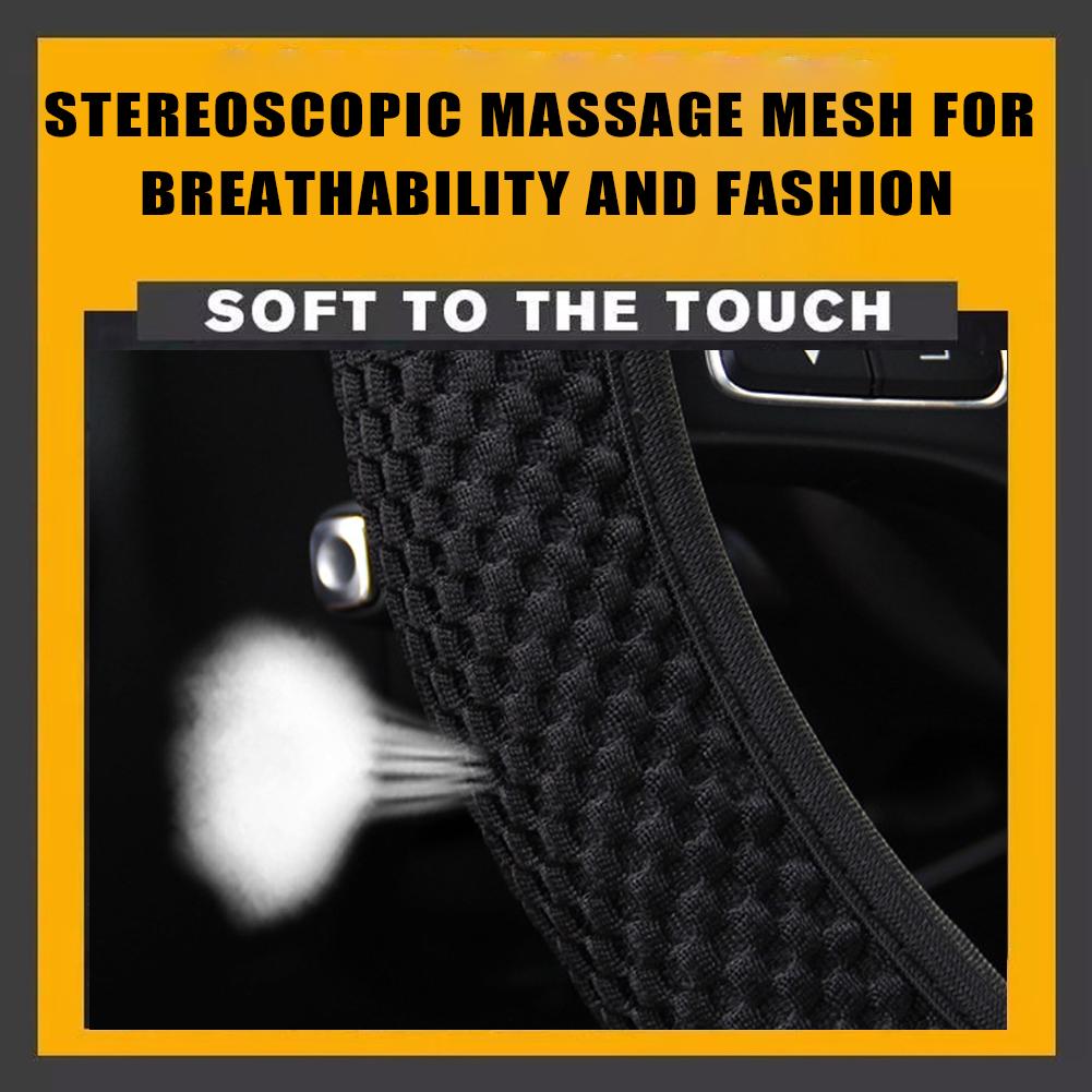 Capa universal para volante de carro sem punho elástico interno para fácil instalação e remoção antiderrapante