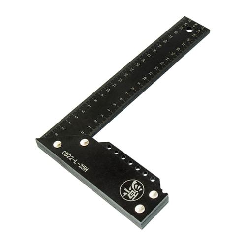 Framing Square, Carpenter Square | L-Shaped Square Ruler, Thickened Square Ruler, Bakelite Anti-Magnetic Measuring Tool, Multi-Function Marking Tool,