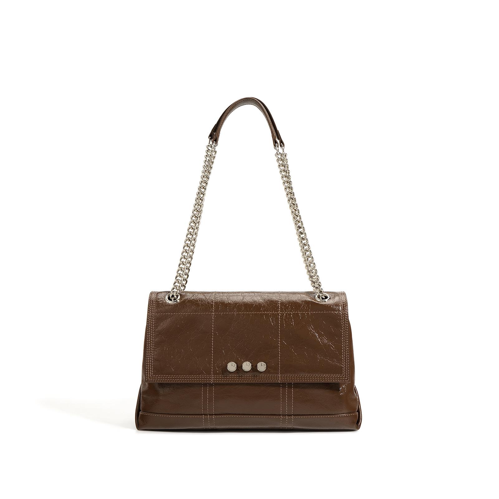 

Large Capacity New Chain Single Shoulder Commuter Tote Bag Women s Bag кофейный