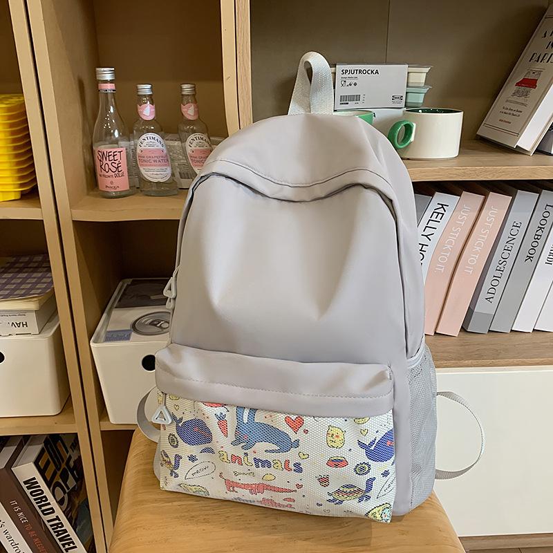College student schoolbag female cute junior high school student computer travel backpack lightweight large capacity high school student backpack