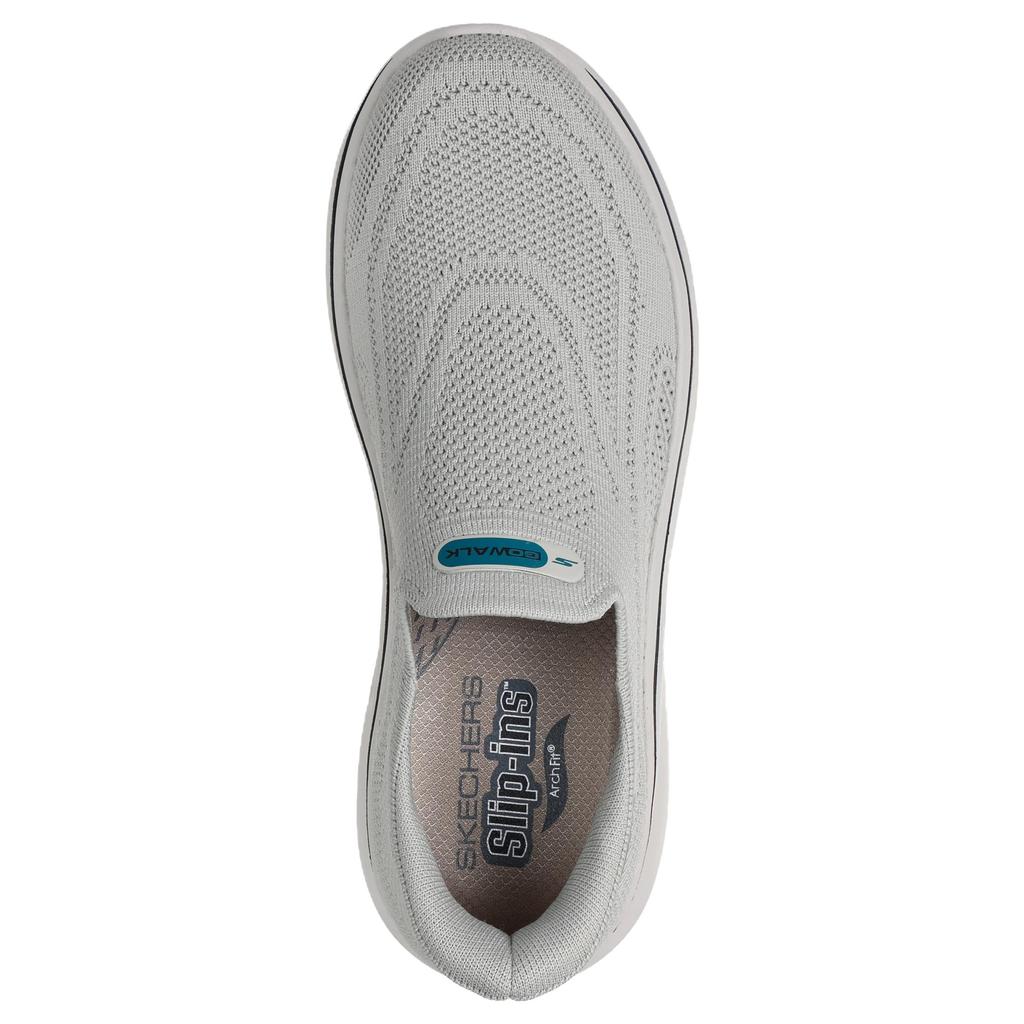 Skechers Go Walk Slip-On Shoes Comfortable Cushioning Sports Casual Shoes Men sneakers Gray 217076-TPE