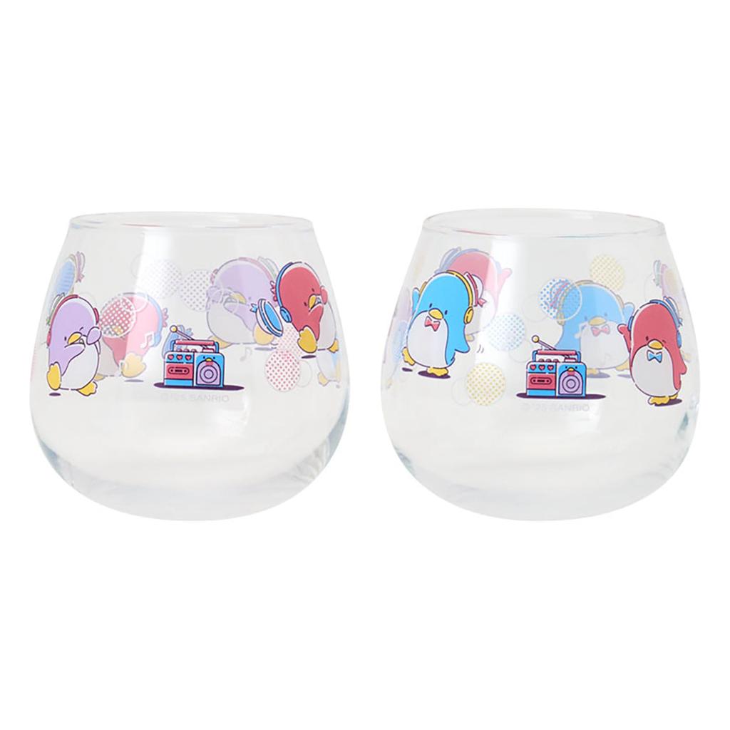 Sanrio Glass Set Tuxedo Sam Glass 072729 2-piece (Dance & Music)