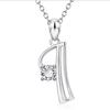 Fashionable Diamond Necklace In European and American 26 English Letters