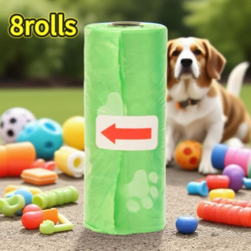 

8/16pcs Thick Leak-Proof Dog Poop Bags with Printing Doggy Bag for Outdoor Walks Animal Waste Disposal Degradable Clean Bags