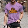 T-shirt Stampa Digitale 3D Top Manica Corta da Ragazzo e Uomo Versatile Traspirante