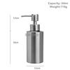 Liquid Soap Dispenser Bottle Gel Bottle 304 Stainless Steel Silver Rose Gold Lotion Pump Hand Soap Kitchen Bathroom Dispenser
