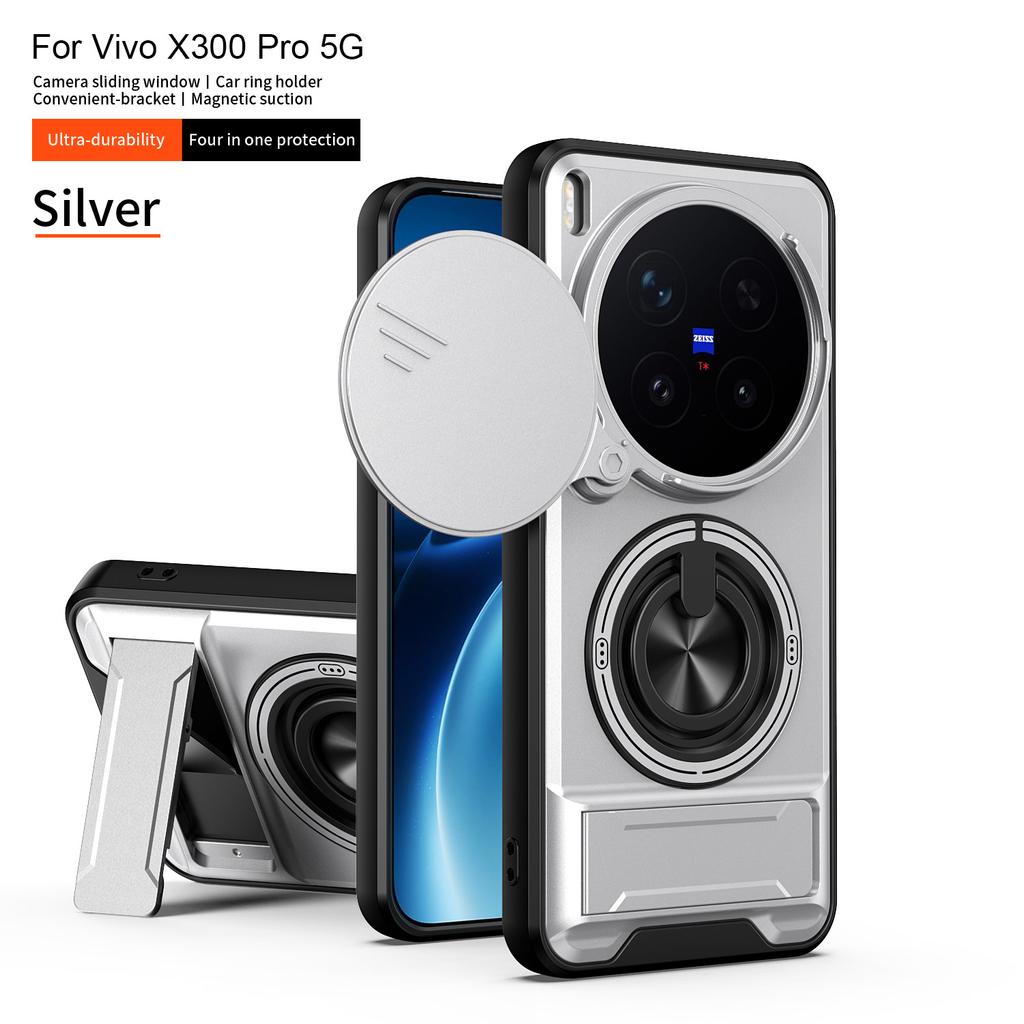 VIVO X300Pro Shunjia cep telefonu kılıfı X300 pencere itme aparatı X200FE düşme önleyici koruyucu kılıf için geçerlidir