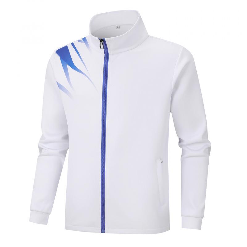 Unisex Stand-up Collar Sports Jacket and Hoodie Set