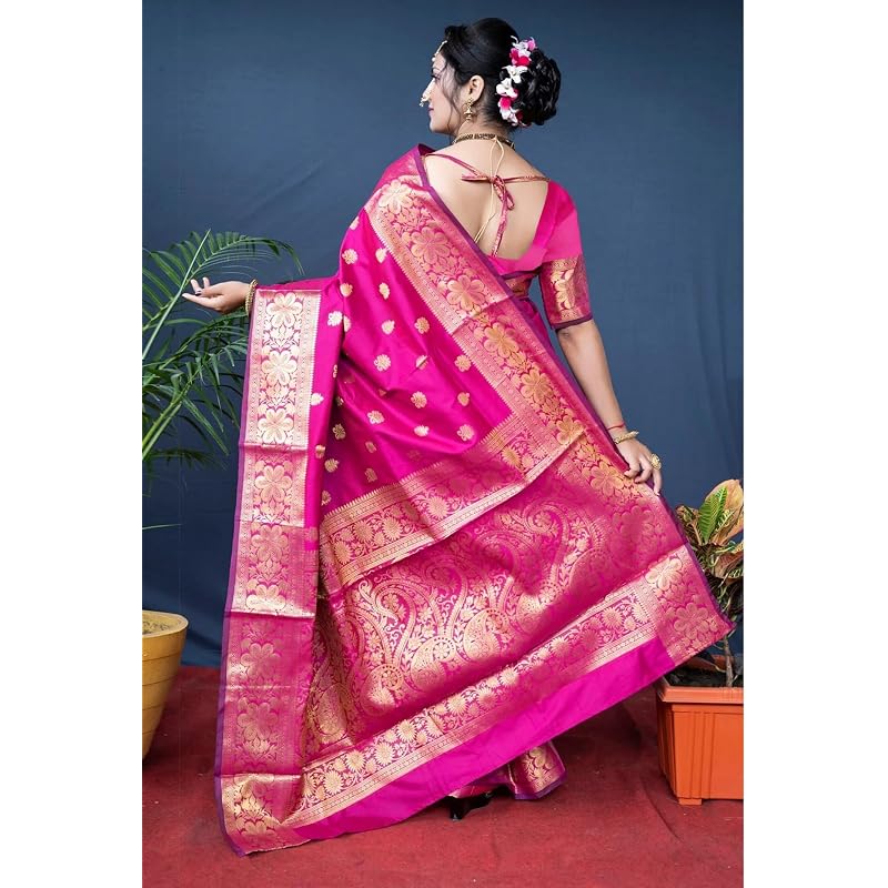 Sugathari Women` Banarasi Saree Pure Kanjivaram