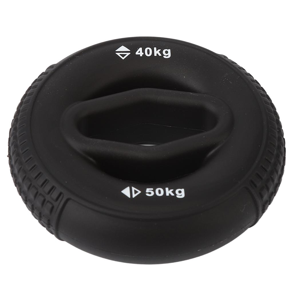 Hand Grip Strengthener Coffee Black 40 to 50KG Anti Slip Grip Trainer Silicone Rings for Stress Relief