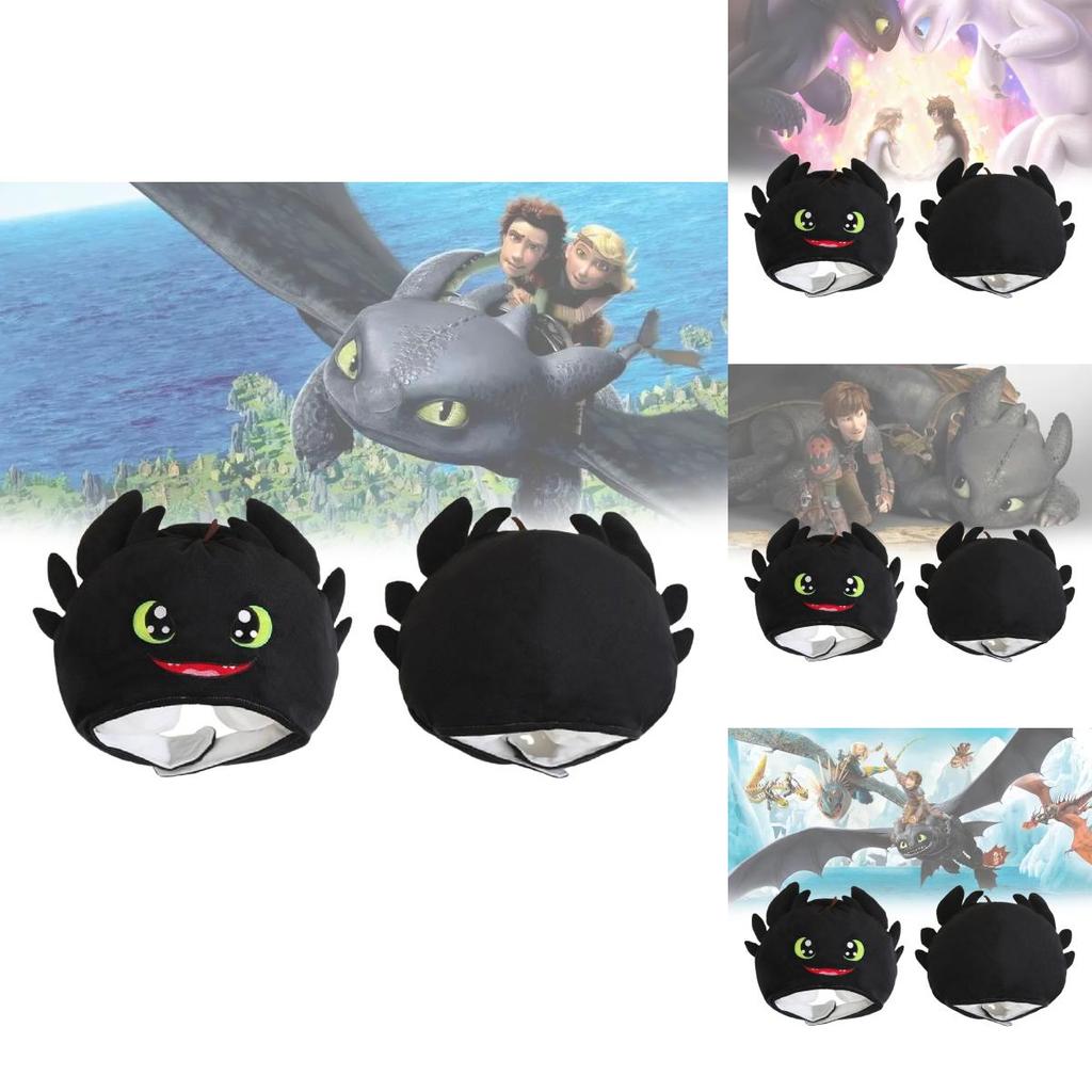 How To Train Your Dragon Monster Headgear Photo Prop With Short Plush For Cosplay And Events