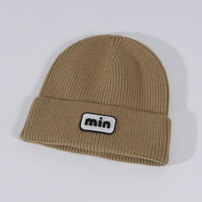 Hat for Women In Winter Warm Knitted Hat Korean Style Trendy Versatile Student Windproof Wool Hat Men