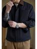 Men's Retro Barn Style Lapel Jacket - Spring/Autumn Casual Workwear