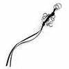 Great LOEWE Bag charm Anagram Keychain Keyring black leather Women C821232X02 Used