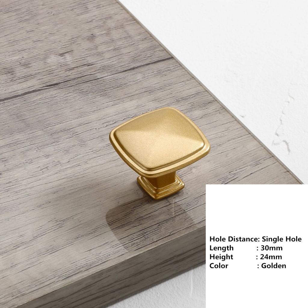 Handles Drawer Cabinet Furniture Kitchen Handles for Cabinet Knob Door Drawer Furniture Kitchen Knob Golden Simplicity Hardware