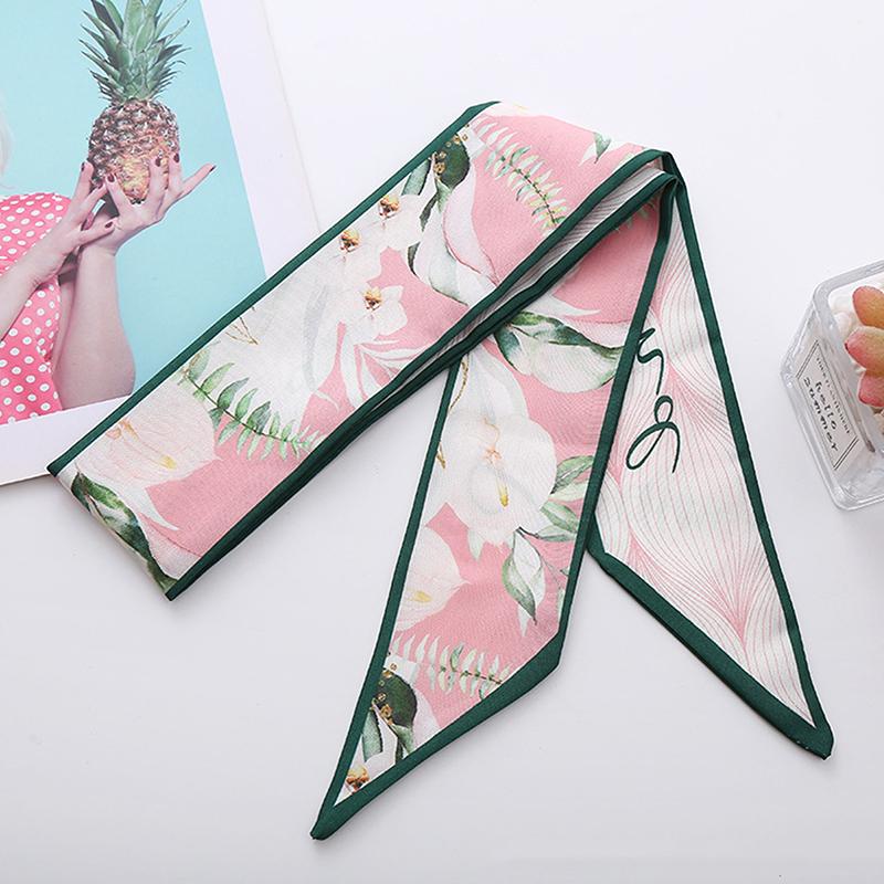 Fashion Long Silk Scarf Hair Band Hair-Binding All-Match High Sense Headdress Celebrity Hair Accessories For Women Headband