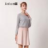 Anlom Women's Autumn/Winter Round Neck Long Sleeve Pullover