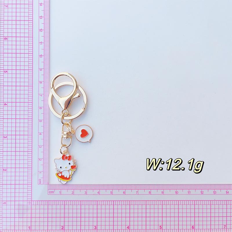 Japanese Cute Kitty Cat Cartoon Keychain Pendant – Creative Gift & Backpack Ornament