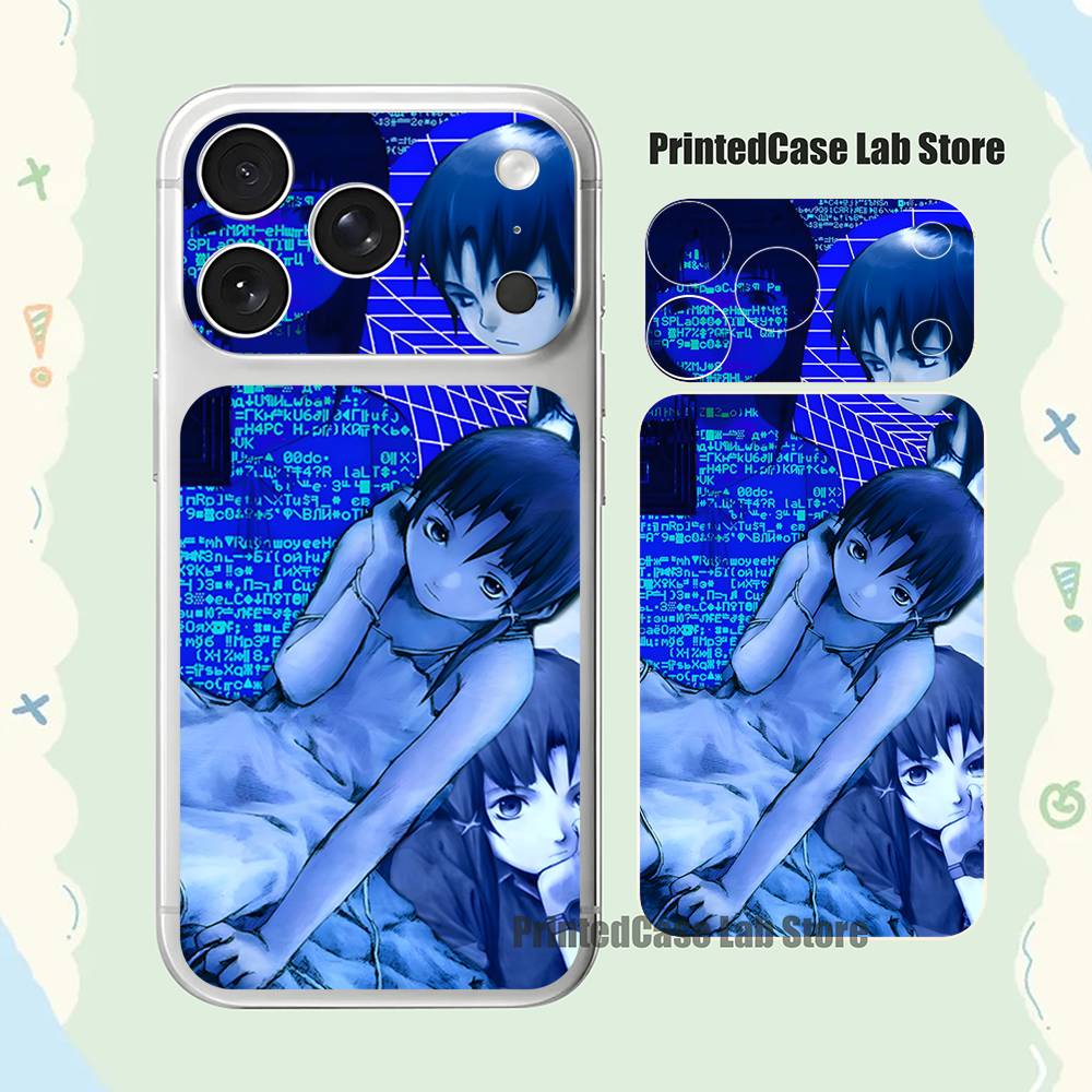 

L-Lain Tear Down Fiber Skin Wrap Change Case for IPhone 17 Pro Max Back Sticker Cover iPhone17promax