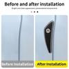 4Pcs PVC Soft Rubber Blade Shaped Auto Car Door Corner Anti-collision Sticker For VW Tiguan CC Jetta Polo Golf Passat Zt1