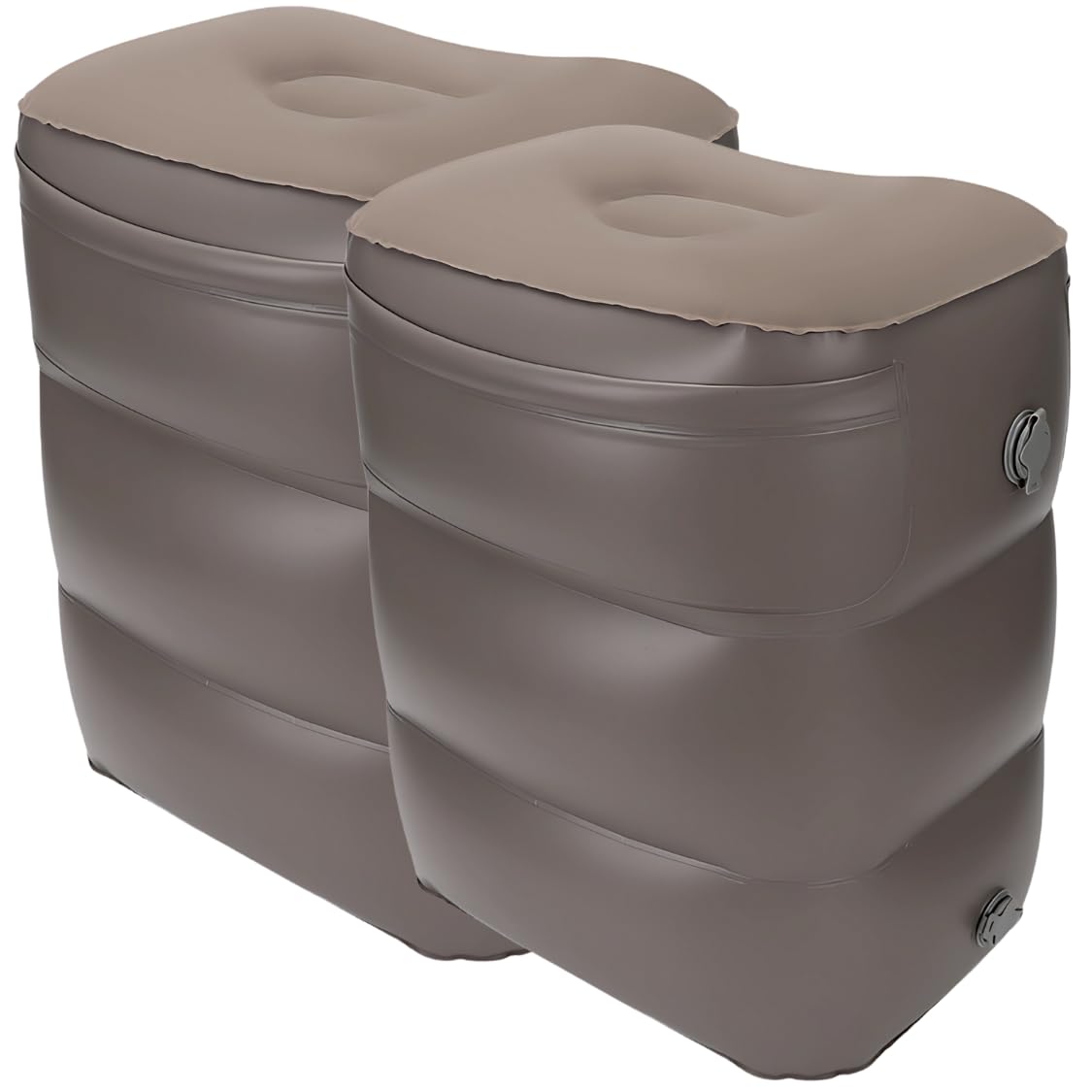 

adelphos Надувная подушка для ног с карманом и местом для хранения для и спины Подходит для FOOT5 подставки для ног, 3-уровневая регулировка, Складная, Сумка, Самолеты, Автомобили, Сиденья,