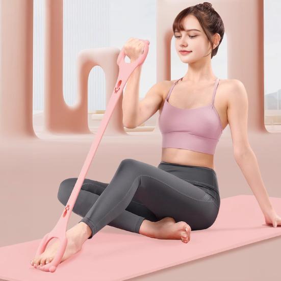 Saplı Sekiz Şekilli Direnç Bandı 40Lbs Erkek Kadın 8 Şekilli Esnek Egzersiz Bandı Yoga Pilates Kol Sırt Omuz Antrenmanı Esnek Halat