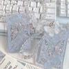 Butterfly Acrylic Card Holder Photocard Holder Credit Id Bank Card Protective Case  Keychain Pendant
