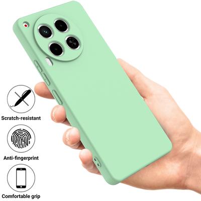 Pro pouzdro TECNO Camon 30 5G Pouzdro z tekutého silikonu s podšívkou proti poškrábání Měkký kryt na telefon