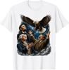 Funny Patriotic Presidents Bald Eagle Shirt USA Novelty Tee T-Shirt