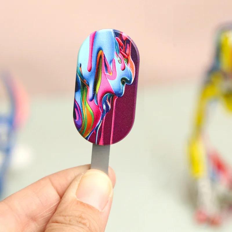 Magnetic Push Card Pushing Plate Edc Metal Stress Relief Toy Fidget Mechanical Slider Coin Relieve Stress Antistresse Paragraph