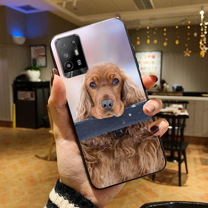 Harper kokršpaněl hellip štěňata psů Kryt na telefon Pro OPPO A74 A94 A3S A5S A9 A12 A15S A52 A53 A72 A73 2020 A91 5G Pouzdro coque