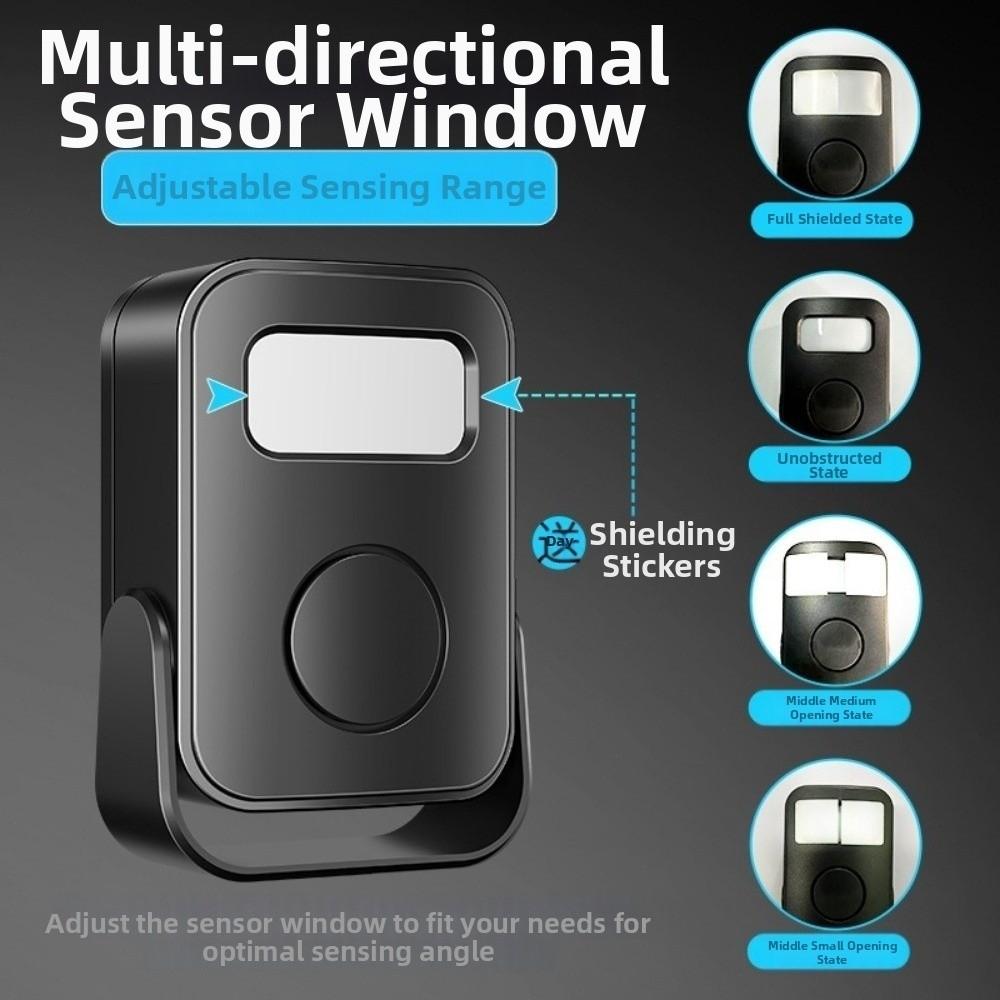 Recording Function Intelligent Welcome Doorbell PIR Motion Detector Door Bell Chime Shop Use