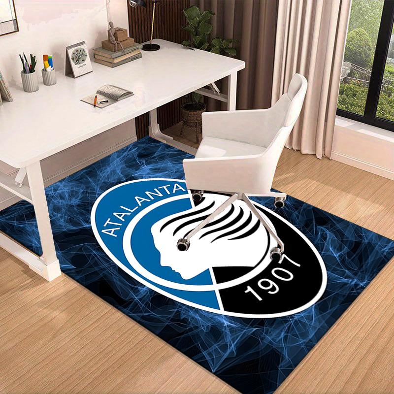 1PC Football Atalanta Rug Game Carpet, Floor Mat for Bedroom Living Room Entryway Rug, Home Decor Idea Gift for Christmas Birthday