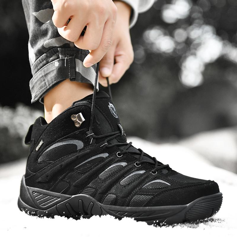 Pánské boty Outdoorové pouštní boty Trekové boty Kotníkové boty pro muže Pracovní bezpečnostní obuv