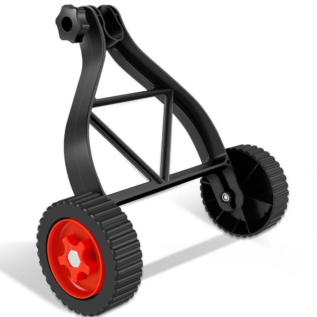 Weed Trimmer Support Wheel Portable Lawn Mower Auxiliary Wheels Weed Trimmer Wheel Adjustable 26mm-28mm Weed Removal for Yard
