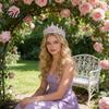 Diamond Appearance Crown Women Sparkling Rhinestones Inlaid Bridal Tiara Secure Fit Rhinestone Lightweight Princess with Curved Ends Pins Hair