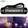 1x Truck 12V-24V LED Warning Strobe Grille Flashing Lamp Bar Side Car Beacon Red Yellow White Turn Signal Parking Drl Fog LightTurn Signal 2