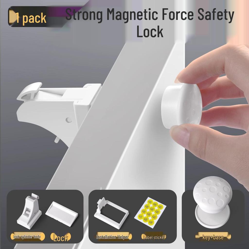 Multi-Function Child Safety Lock for Cabinets and Doors